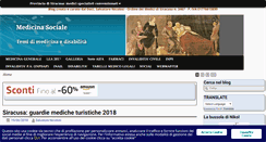 Desktop Screenshot of medicinasociale.siracusae.it